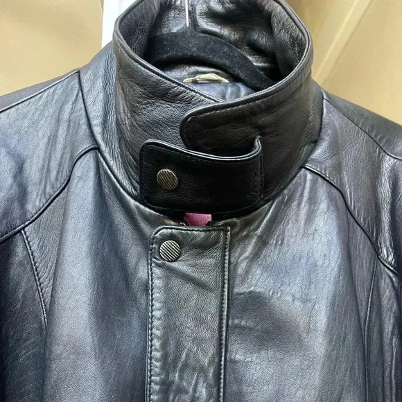 Vintage Montee Leather Bomber Jacket| XL - Picture 3 of 13